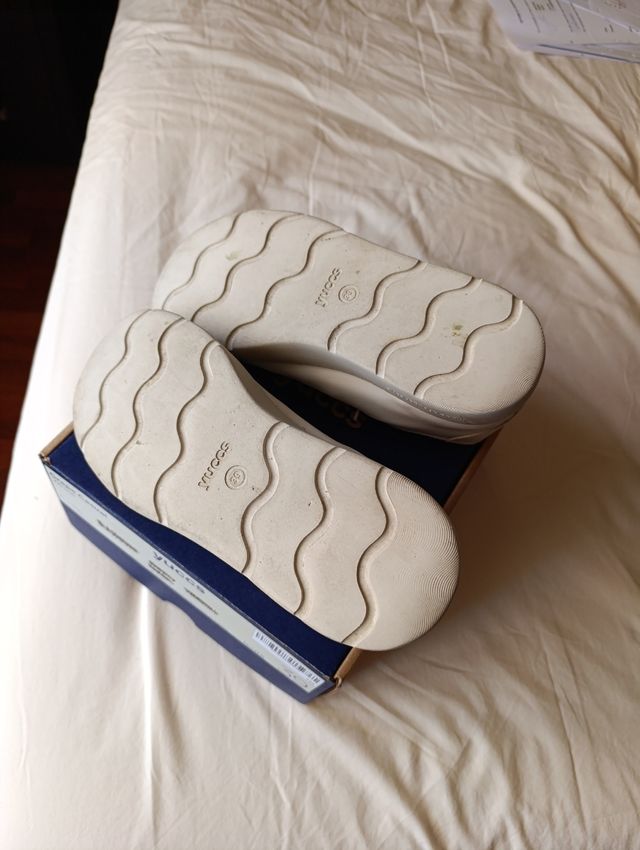 Zapatillas YUCCS Mujer Talla 39 Blancas.