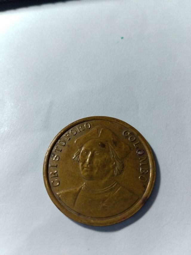 Moneta Cristoforo Colombo Trans Mare