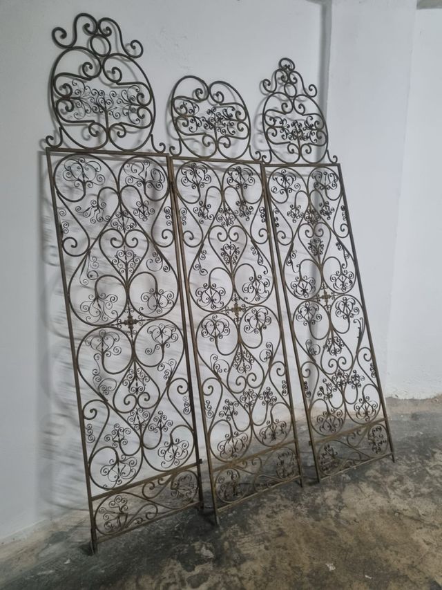 Biombo decorativo de forja