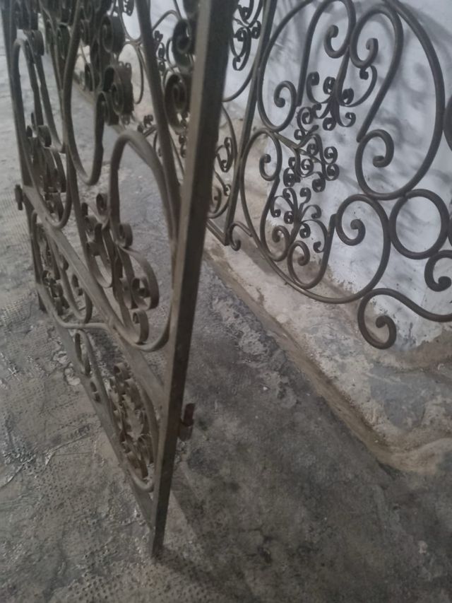 Biombo decorativo de forja