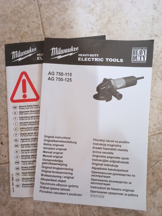 Amoladora angular Milwaukee 115mm 750W