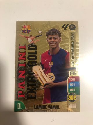 Lamine Yamal Panini Extra Gold 2024