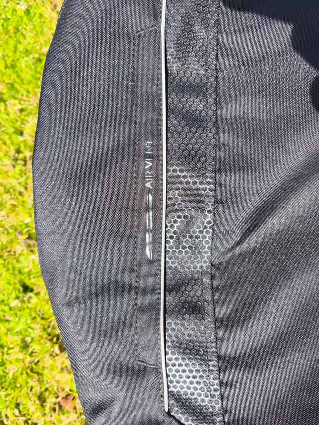 Chaqueta Moto Impermeable Negra