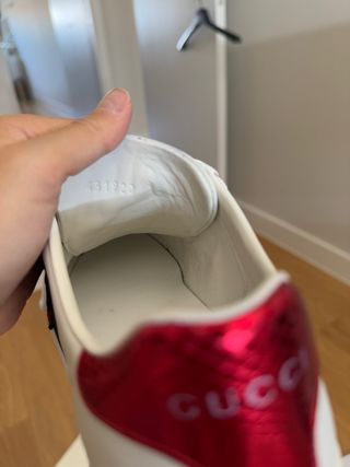 Zapatillas Gucci Talla 35 Blancas