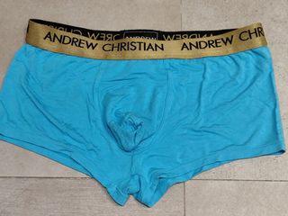 Calzoncillos Bóxer Andrew Christian Azul