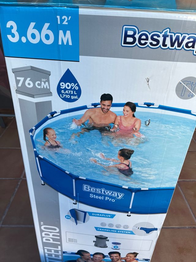Piscina Bestway 3.66m x 76cm (12' x 30)