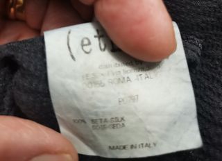 Abito nero da donna in seta pura