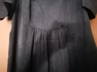 Abito nero da donna in seta pura