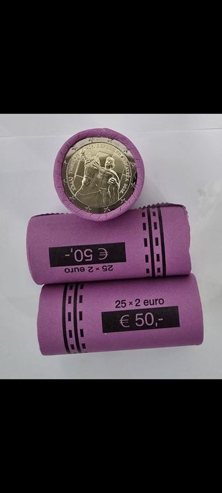 Rollo monedas de 2€ Croacia 2025 Rey Tomislav