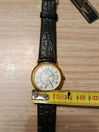 Reloj Lotus Vintage Negro/Dorado Nuevo