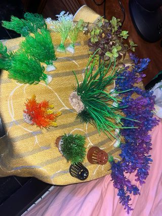 Bomba de aire para acuario con accesorios