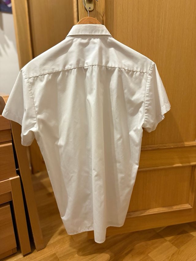 Camisa Huntley manga corta beige