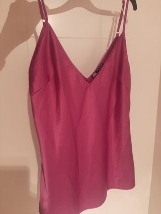 Lencera Zara Morada Talla M