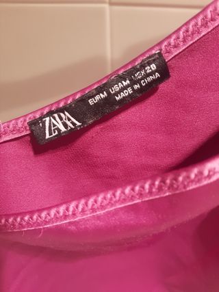 Lencera Zara Morada Talla M