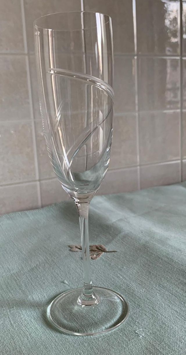 Set di  Calici Flute in cristallo