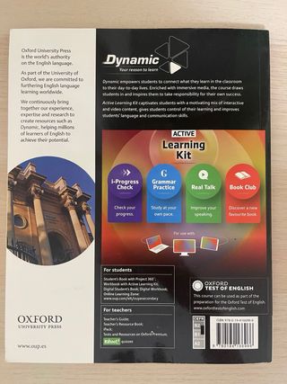 Cuadernillo inglés, 4º ESO. Dynamic 4