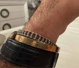 Pulsera Oro 18k Diamantes VVS1 oro blanco