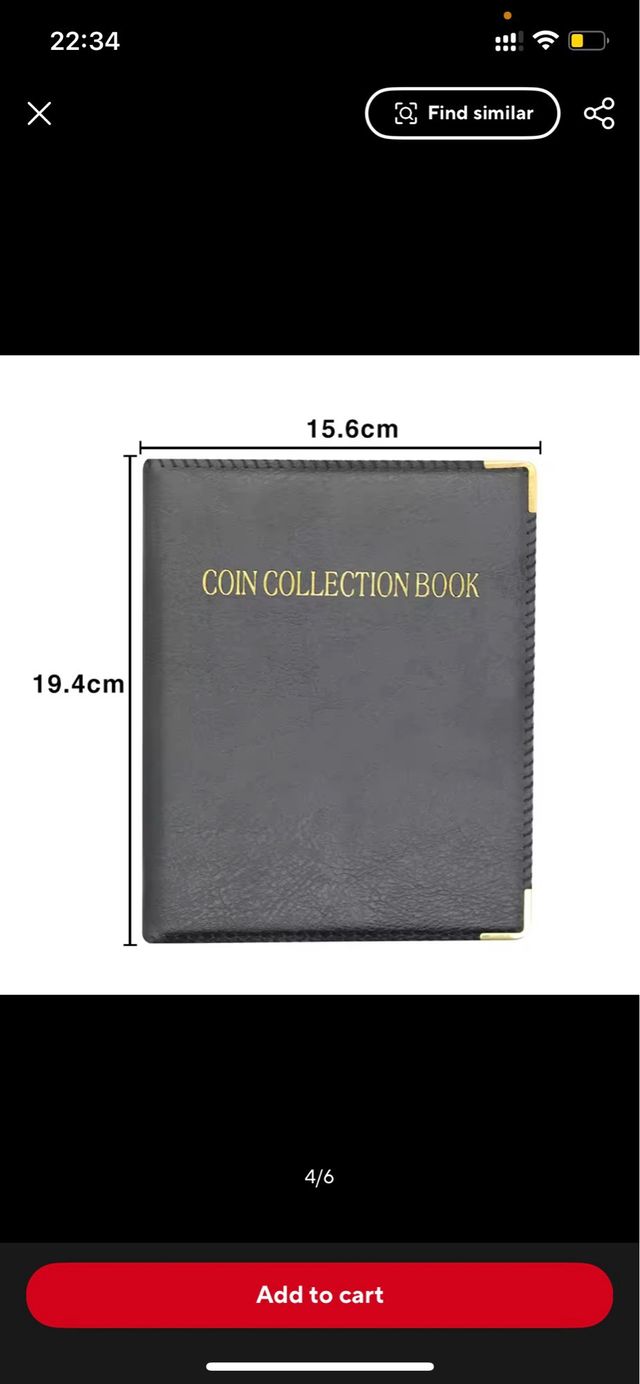 Libro para coleccionar monedas