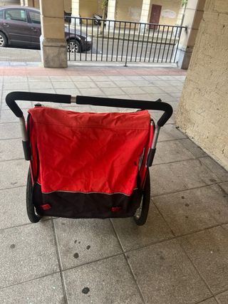 Carro porta bebés para bicicleta