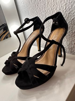 Zapatos de tacón Marypaz negros talla 35