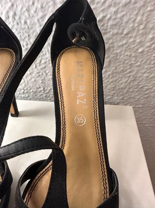 Zapatos de tacón Marypaz negros talla 35