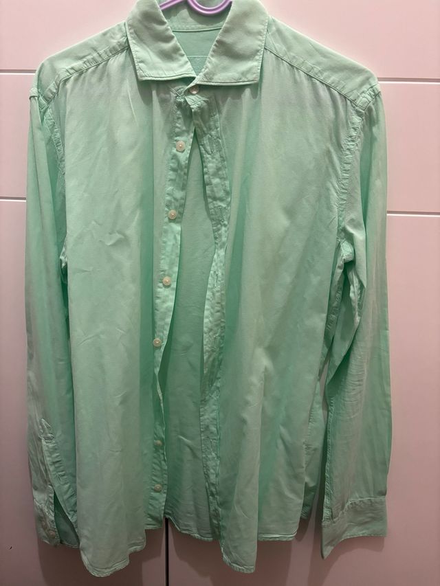 Camisa Hackett Verde Lima Talla M