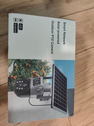 Cámara Vigilancia Solar PTZ Outdoor