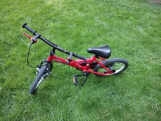 Bici niño decathlon btwin 16" infantil roja