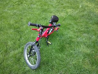 Bici niño decathlon btwin 16" infantil roja