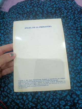 Estampa antigua de colección Ángel de la primavera