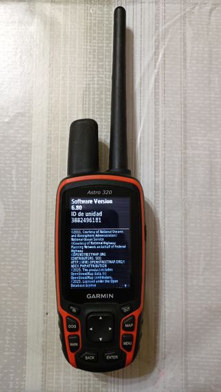 Garmin Astro 320 frecuencia americana