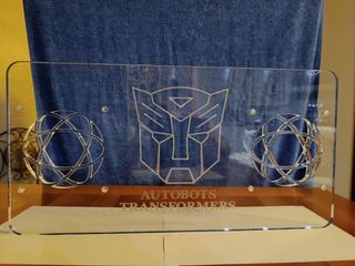 Plexiglass serigrafato Autobots Transformers