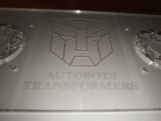 Plexiglass serigrafato Autobots Transformers