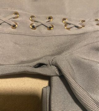 Vestido Inverno Cinza Tamanho XS