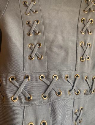 Vestido Inverno Cinza Tamanho XS