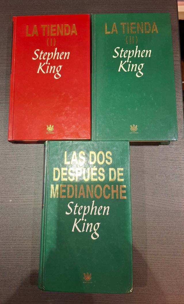 Libros Stephen King: La Tienda (I y II), Medianoch