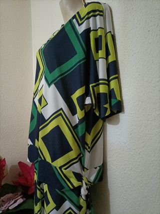 Conjunto Pantalón y Blusón Geométrico