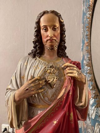 Antigua Imagen Sagrado Corazón