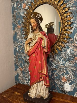 Antigua Imagen Sagrado Corazón