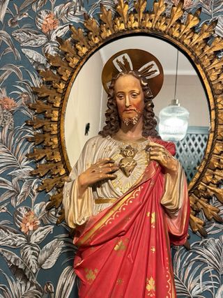 Antigua Imagen Sagrado Corazón