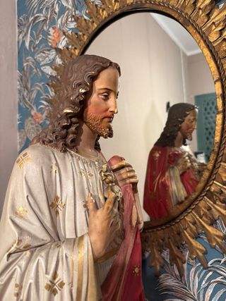 Antigua Imagen Sagrado Corazón