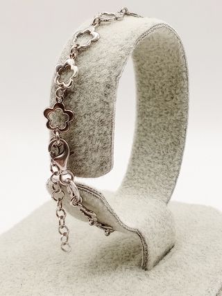 Bracciale vintage donna quadrifoglio portafortuna