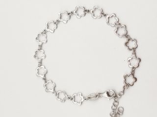 Bracciale vintage donna quadrifoglio portafortuna