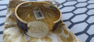 Bangle Up Pulsera Azul y Dorada
