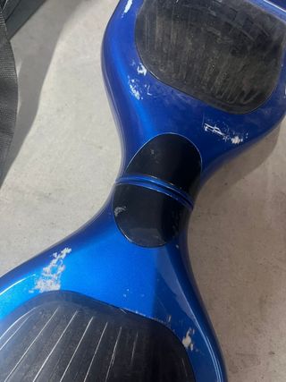 Patinete Eléctrico Azul con Bolsa