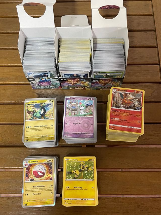 Lote +1400 Cartas Pokémon Español/Inglés
