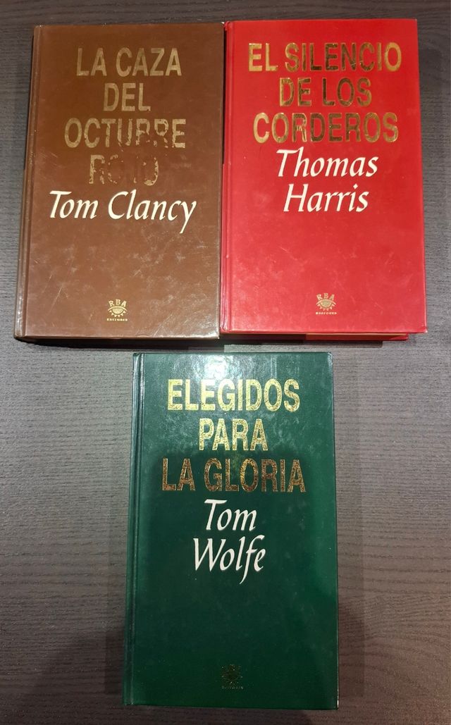 Lote 3 Libros: Tom Clancy y Tom Wolfe