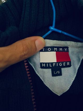 Jersey Tommy Hilfiger Azul y Rojo