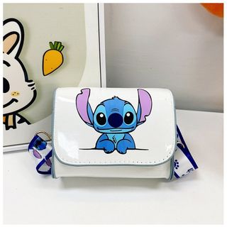 Cartera monedero de piel de Stitch de Disney.