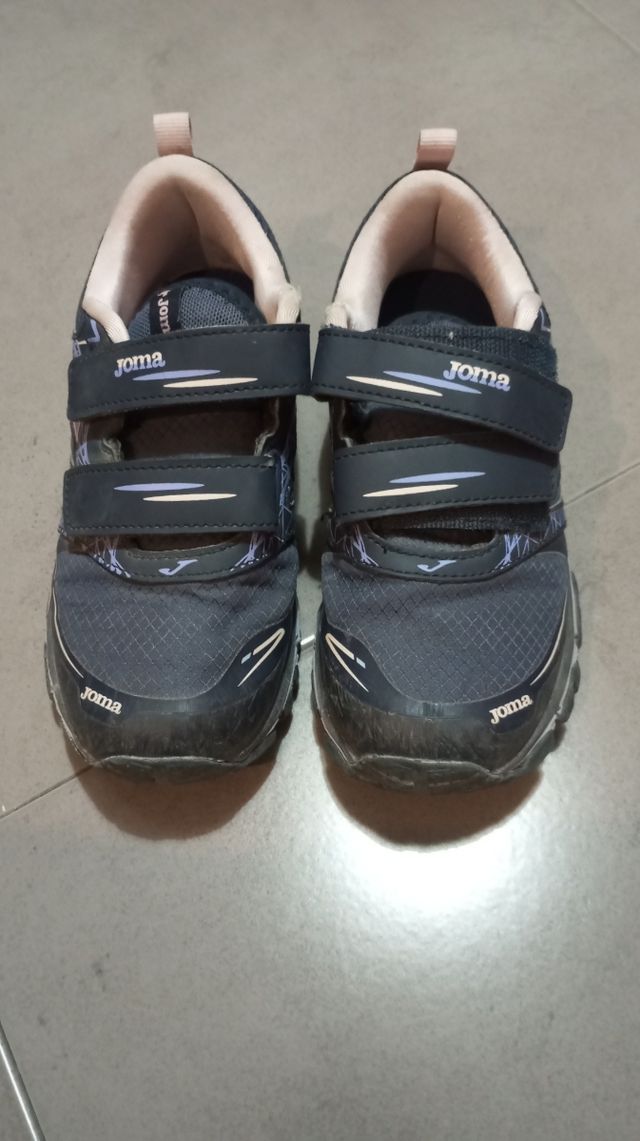 Zapatillas Joma montaña niño/a azul y rosa